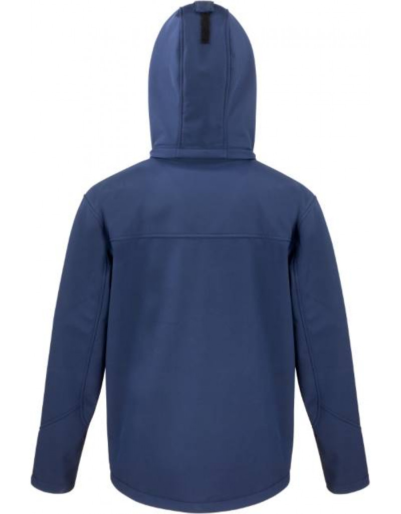 Jachetă softshell cu glugă, cu 3 straturi, pentru bărbați